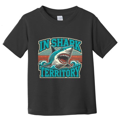 Retro Shark In Shark Territory Toddler T-Shirt