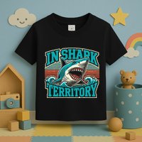 Retro Shark In Shark Territory Toddler T-Shirt
