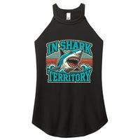 Retro Shark In Shark Territory Women's Perfect Tri Rocker Tank