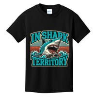 Retro Shark In Shark Territory Kids T-Shirt