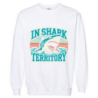 Retro Shark In Shark Territory Garment-Dyed Sweatshirt