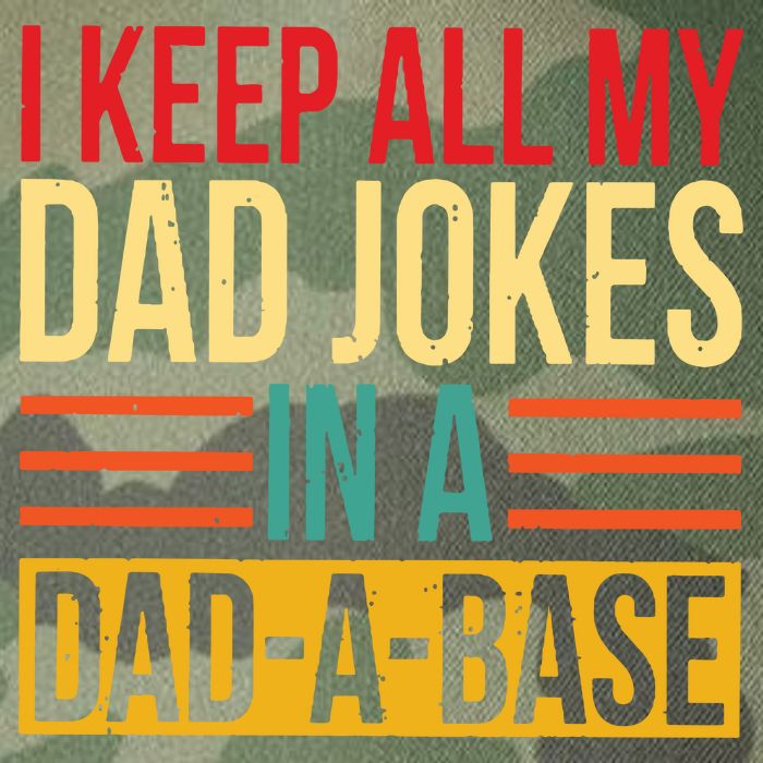Retro Sayings I Keep All My Dad Jokes In A Dad A Base Legacy Tie Dye Trucker Hat