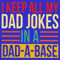Retro Sayings I Keep All My Dad Jokes In A Dad A Base 16 in Basic Backpack