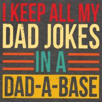 Retro Sayings I Keep All My Dad Jokes In A Dad A Base Vector Backpack