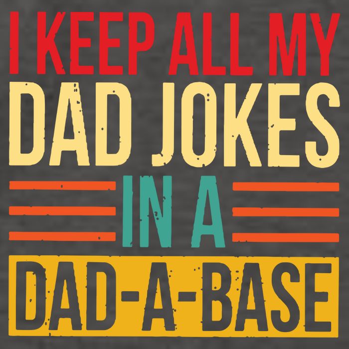 Retro Sayings I Keep All My Dad Jokes In A Dad A Base Vector Backpack