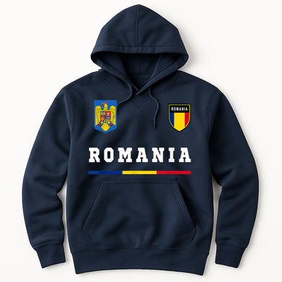 Romania Sport/Soccer Jersey Tee Flag Football Hoodie