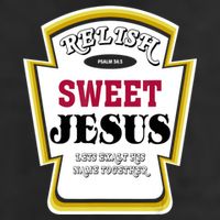 Relish Sweet Jesus Christian Parody 7 Panel Mesh Trucker Snapback Hat