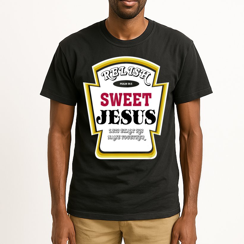 Relish Sweet Jesus Christian Parody Tall T-Shirt