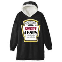 Relish Sweet Jesus Christian Parody Hooded Wearable Blanket