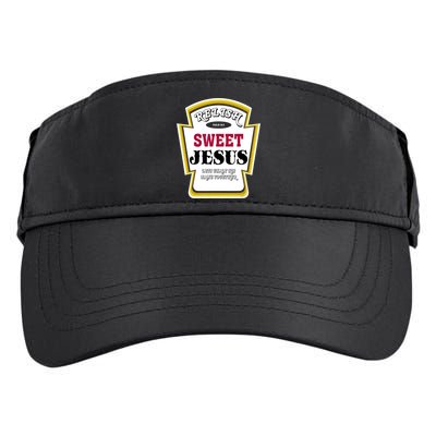 Relish Sweet Jesus Christian Parody Adult Drive Performance Visor
