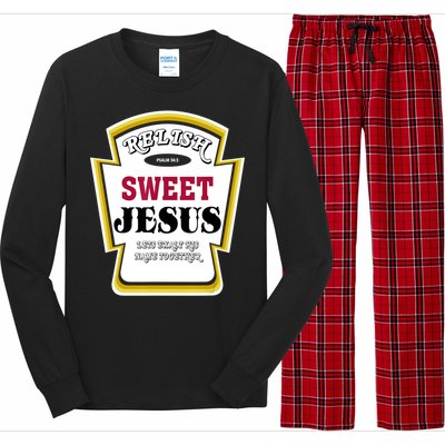 Relish Sweet Jesus Christian Parody Long Sleeve Pajama Set