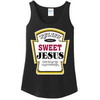 Relish Sweet Jesus Christian Parody Ladies Essential Tank