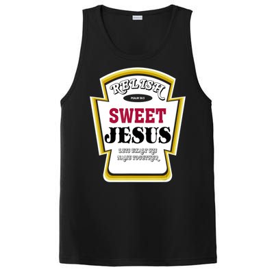 Relish Sweet Jesus Christian Parody PosiCharge Competitor Tank