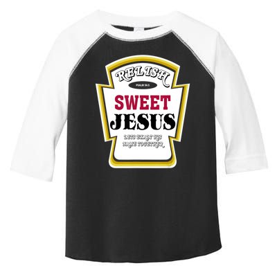 Relish Sweet Jesus Christian Parody Toddler Fine Jersey T-Shirt