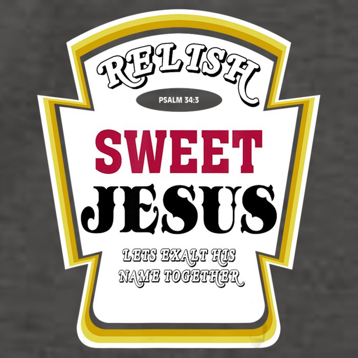 Relish Sweet Jesus Christian Parody Vector Backpack