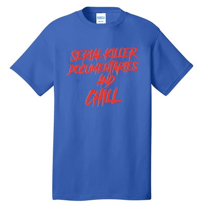 Retro Serial Killer Documentaries & Chill Halloween Tall T-Shirt