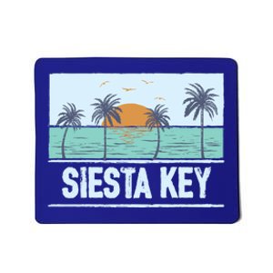 Retro Siesta Key Florida Tropical Sunset Beach Vacation Meaningful Gift Mousepad