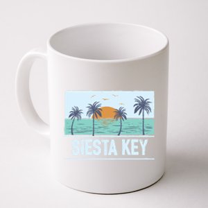 Retro Siesta Key Florida Tropical Sunset Beach Vacation Meaningful Gift Coffee Mug