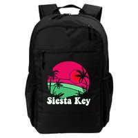Retro Siesta Key Beach Design Siesta Key Illustration Backpack
