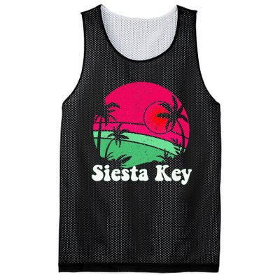 Retro Siesta Key Beach Design Siesta Key Illustration Mesh Reversible Basketball Jersey Tank