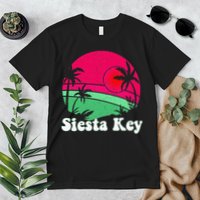 Retro Siesta Key Beach Design Siesta Key Illustration Premium T-Shirt