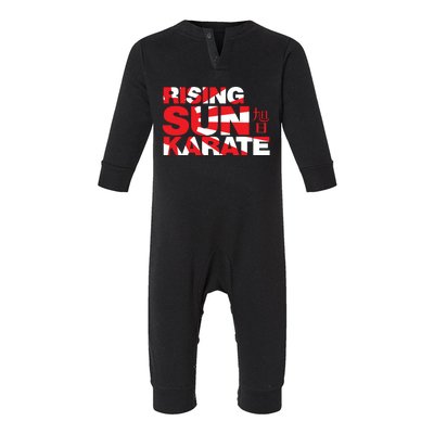 Rising Sun Karate Sunburst Infant Fleece One Piece