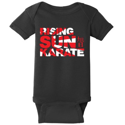 Rising Sun Karate Sunburst Baby Bodysuit