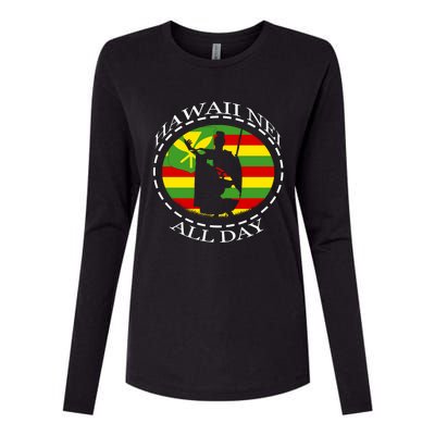 Rising Sun Kanaka Maoli Meaningful Gift By Hawaii Nei All Day Womens Cotton Relaxed Long Sleeve T-Shirt