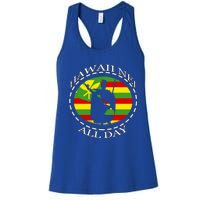 Rising Sun Kanaka Maoli Meaningful Gift By Hawaii Nei All Day Women's Racerback Tank