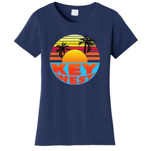 Retro Sunset Key West Florida Women's T-Shirt