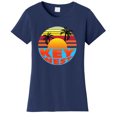 Retro Sunset Key West Florida Women's T-Shirt