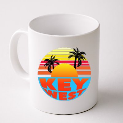 Retro Sunset Key West Florida Coffee Mug