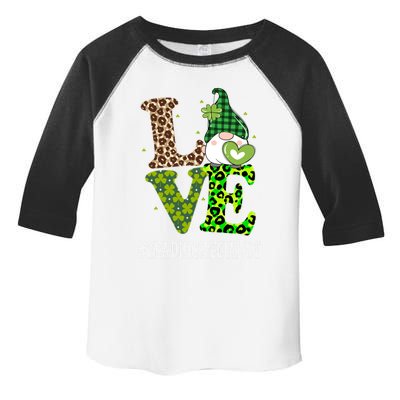 Reading Specialist Love St Patricks Day Gnome Leopard Gift Toddler Fine Jersey T-Shirt