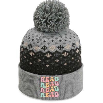 Read School Librarian Life Teacher Reading Groovy Read The Baniff Cuffed Pom Beanie