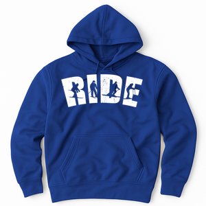 Ride Ski Lover Gift Hoodie