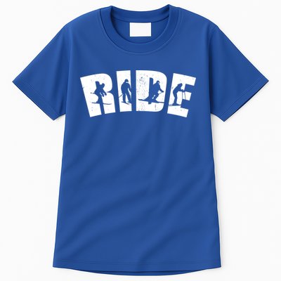 Ride Ski Lover Gift Tall T-Shirt