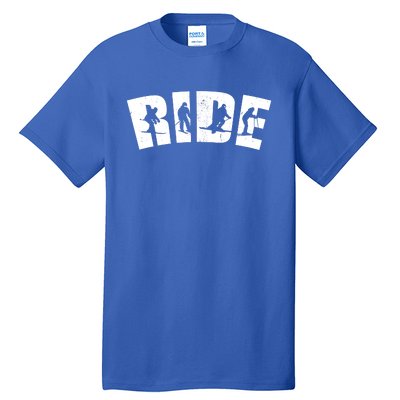 Ride Ski Lover Gift Tall T-Shirt