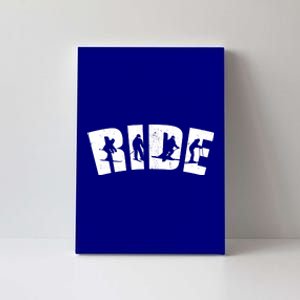 Ride Ski Lover Gift Canvas