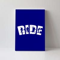 Ride Ski Lover Gift Canvas