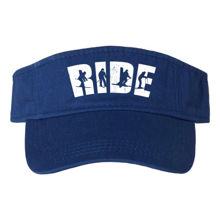 Ride Ski Lover Gift Valucap Bio-Washed Visor