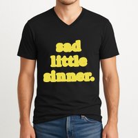 Raye Sad Little Sinner Let There Be Light V-Neck T-Shirt