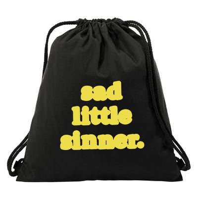 Raye Sad Little Sinner Let There Be Light Drawstring Bag