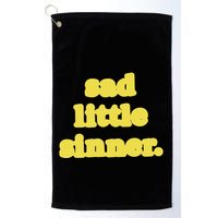 Raye Sad Little Sinner Let There Be Light Golf Towel