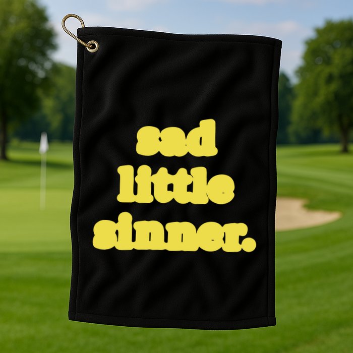 Raye Sad Little Sinner Let There Be Light Golf Towel