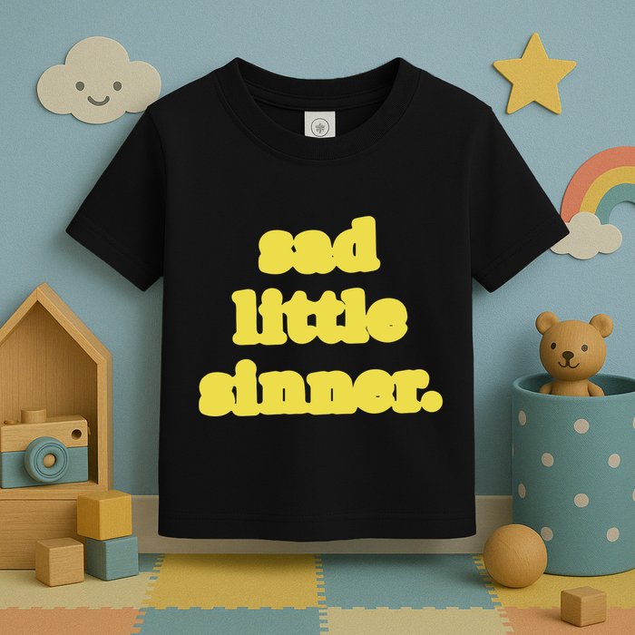 Raye Sad Little Sinner Let There Be Light Toddler T-Shirt