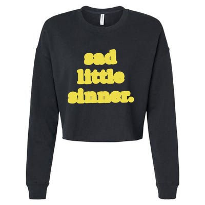 Raye Sad Little Sinner Let There Be Light Cropped Pullover Crew
