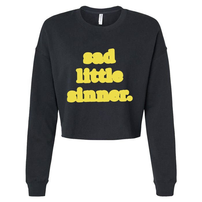 Raye Sad Little Sinner Let There Be Light Cropped Pullover Crew