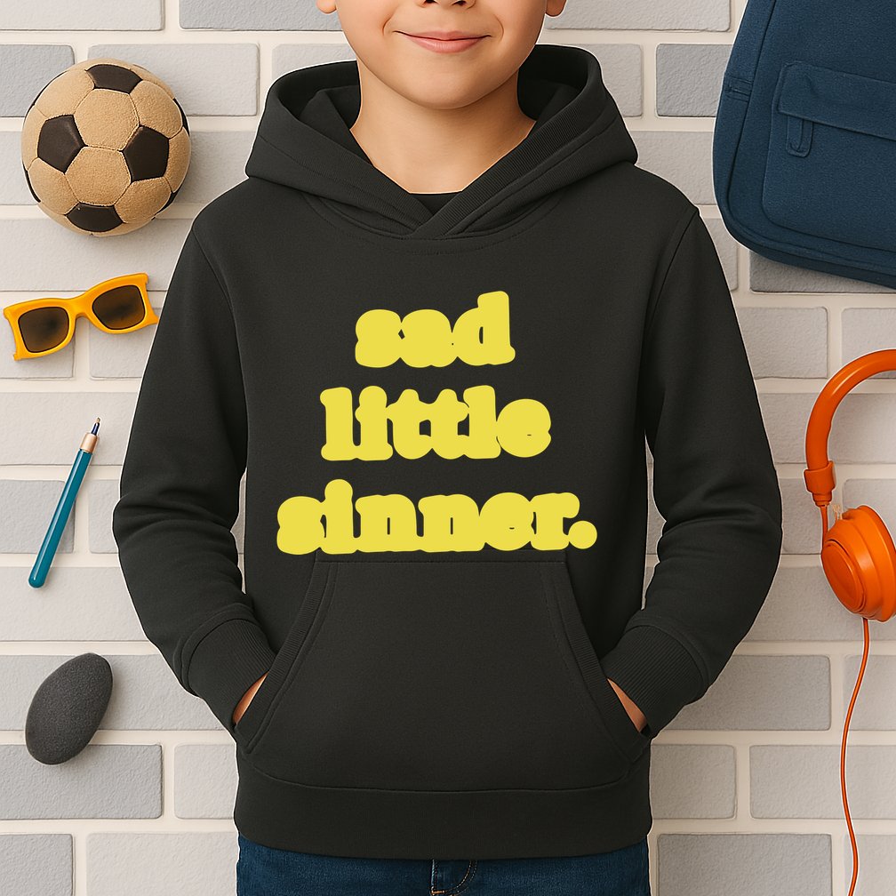 Raye Sad Little Sinner Let There Be Light Kids Hoodie