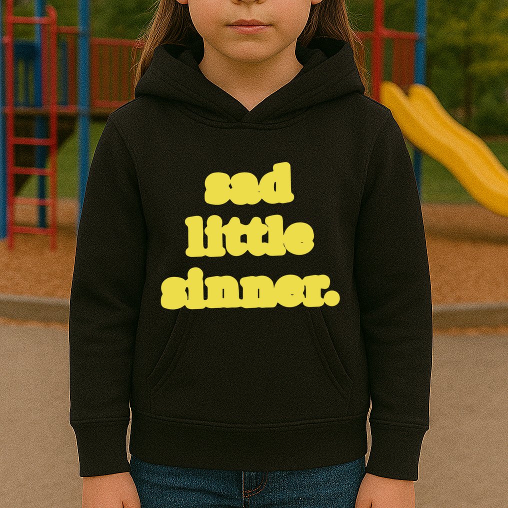 Raye Sad Little Sinner Let There Be Light Kids Hoodie