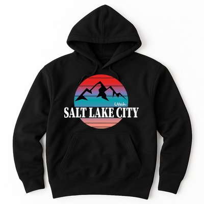 Retro Salt Lake City Utah Hoodie